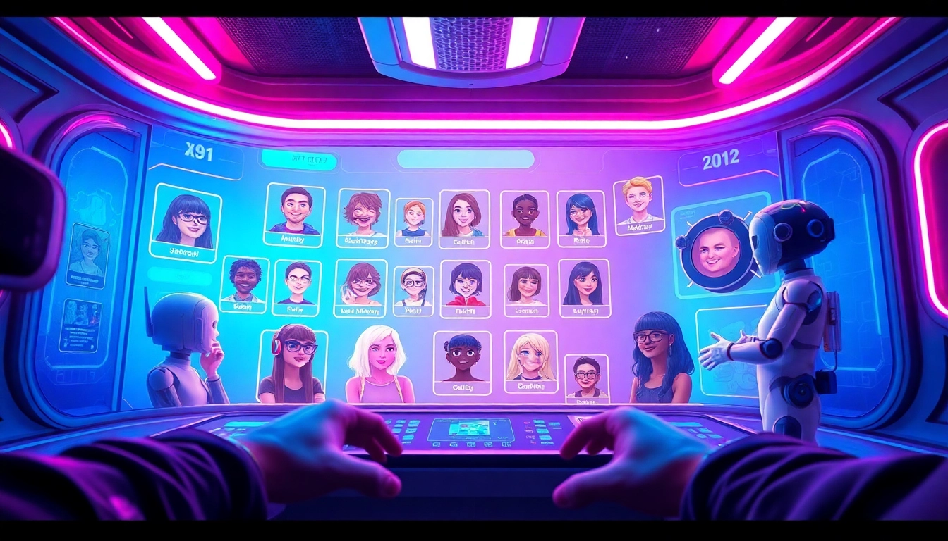 Explore engaging AI interactions with Crush on AI's customizable characters in a vibrant digital chat space.