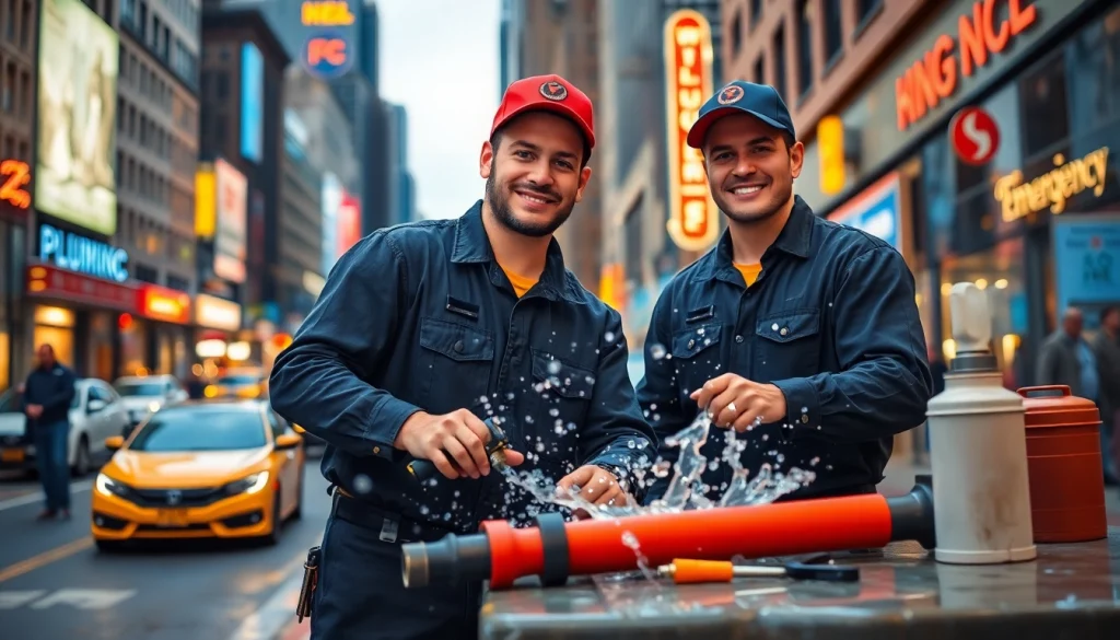 Emergency plumber manhattan and emergency plumber nyc responding swiftly to a plumbing crisis in NYC.
