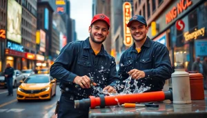 Emergency plumber manhattan and emergency plumber nyc responding swiftly to a plumbing crisis in NYC.
