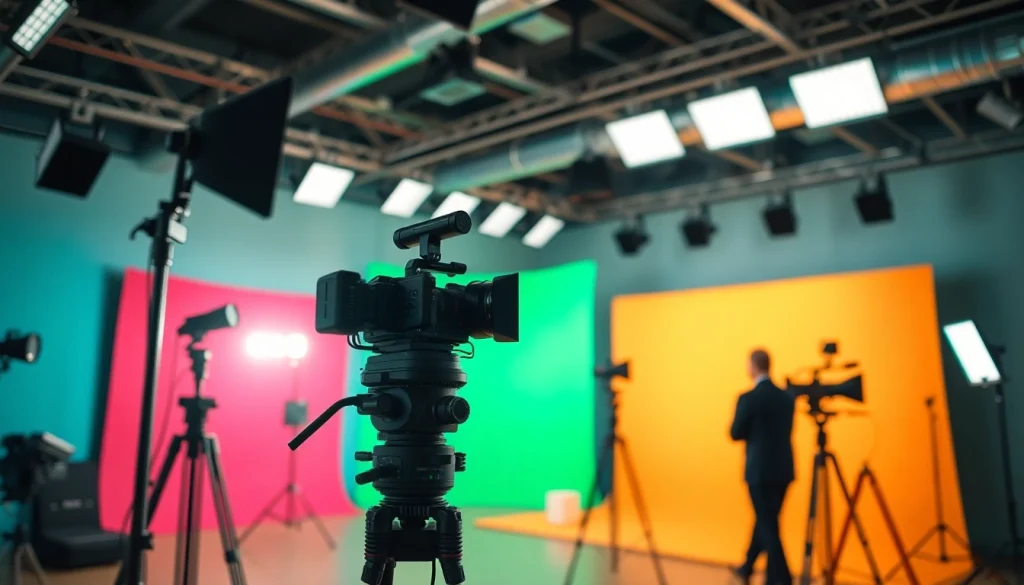 Engaging video content strategy session with talented videographer using high-end equipment.