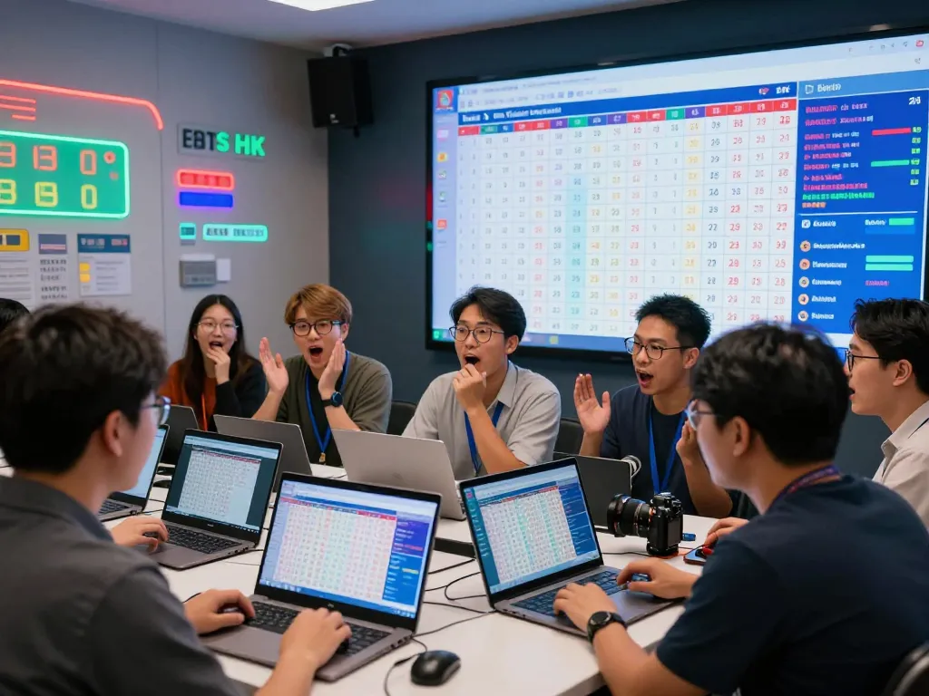 Individu yang bersemangat menganalisis hasil lotere Data HK di pusat modern dengan tampilan yang cerah.