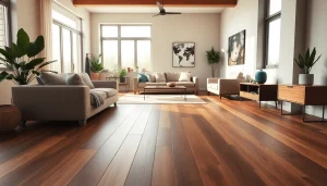 Showcasing best lvp flooring with rustic style in a bright home interior setting.