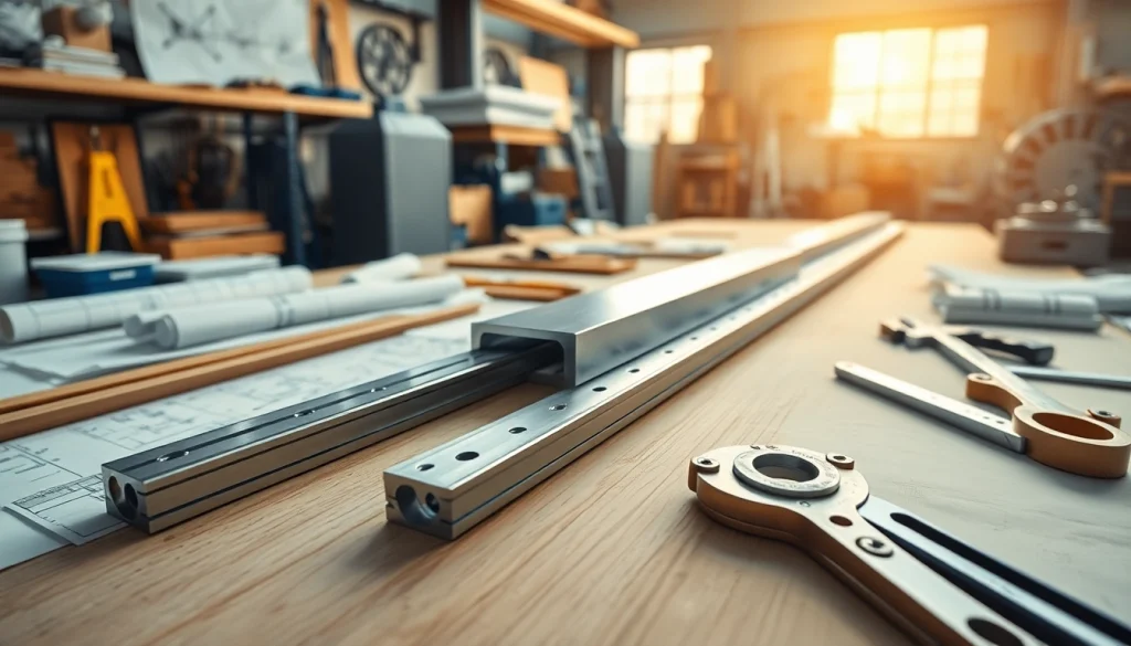 Explore high-quality drawer slides by a reliable Drawer Slides Supplier amidst tools and engineering marvels.