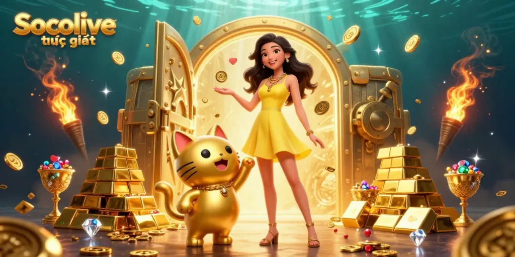 Experience Socolive trực tiếp for high-quality, live sports betting excitement with vibrant visuals and cheerful atmosphere.